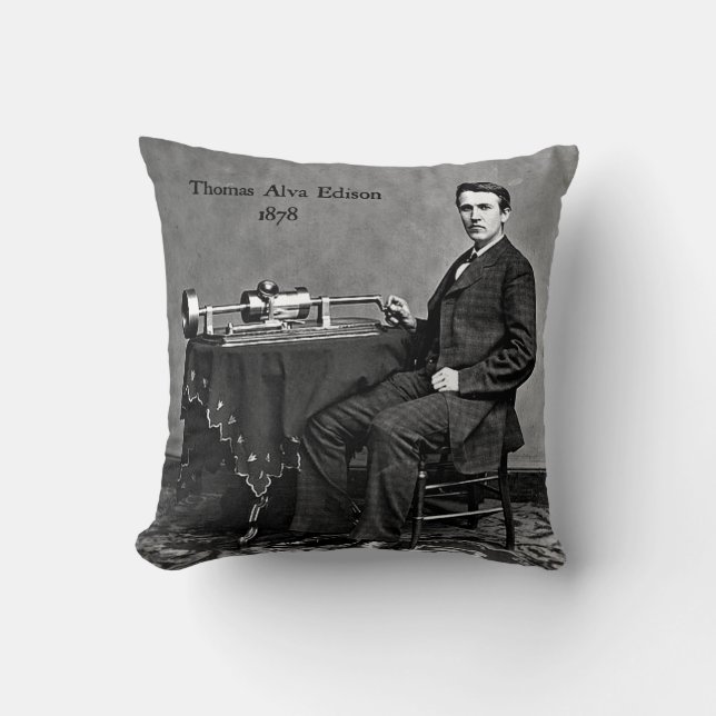 Coussin Thomas Edison (Recto)