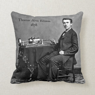 Coussin Thomas Edison