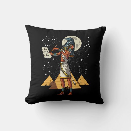 Coussin Thoth Egyptian God Ancienne Pyramides Mythologie (Recto)
