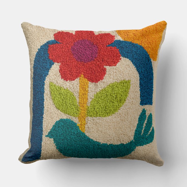 Coussin Threads modernes, Âme antique (Recto)