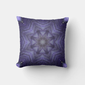 Coussin Throw Cushion Purple Pattern Design