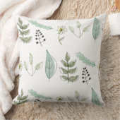 Coussin Throw Cushion - Summer Leaves Design 2 (Couverture)