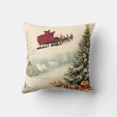 Coussin Throw Pillow Christmas is here (Verso)