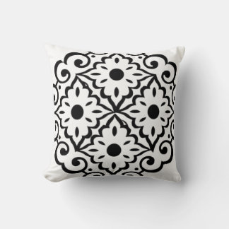 Coussin Throw Pillow Elegant Moroccan Geometric Throw Pill