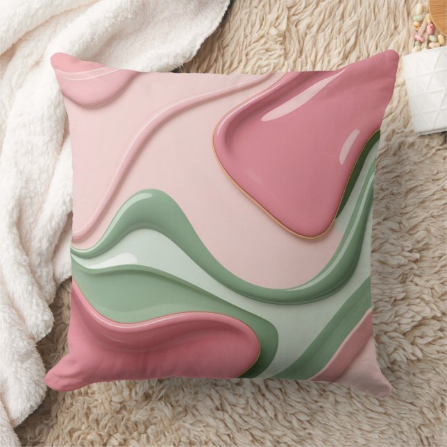 Coussin Throw pillow in stylish abstract graphic (Couverture)