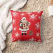 Coussin Throw Pillow Santa Claus  (Couverture)