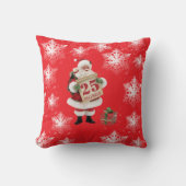 Coussin Throw Pillow Santa Claus  (Recto)