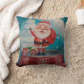 Coussin Throw Pillow Santa Clause (Couverture)
