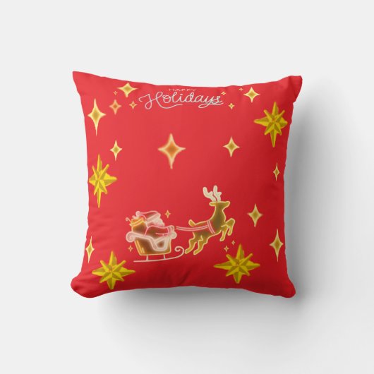 Coussin Throw Pillow Santa Clause (Recto)