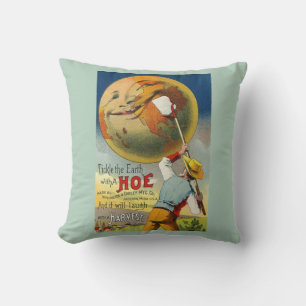 Coussin Tickle the Earth - Impression de carte commerciale