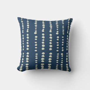 Coussin Tie and Dye Shibori Bleu Indigo