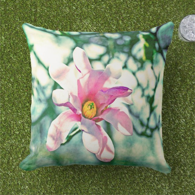 Coussin Tiffany Magnolia (Herbe)