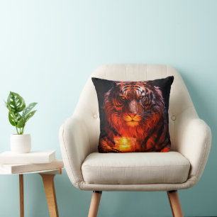 Coussin Tiger Art