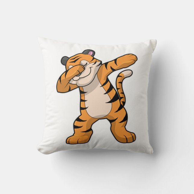 Coussin Tiger at Hip Hop Dance Dab (Recto)