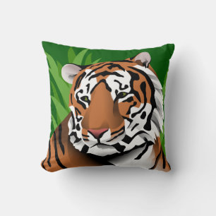 Coussin Tiger Portrait