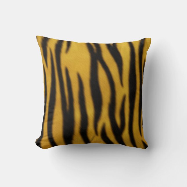 Coussin Tiger Print Pillow (Recto)
