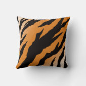 Coussin Tiger Stripe design on throw cushion (Verso)