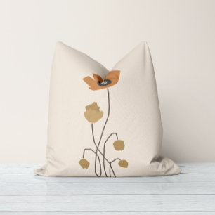 Coussin Tiges & Silence Champs Automnaux Assourdis