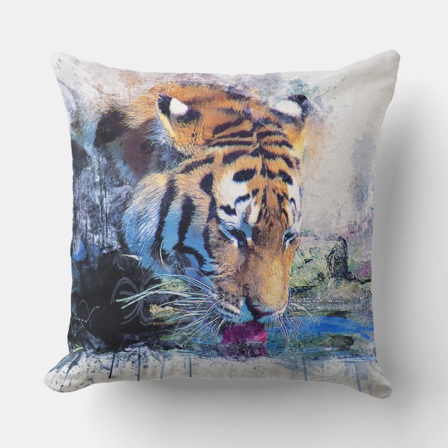 Coussin Tigre (Recto)