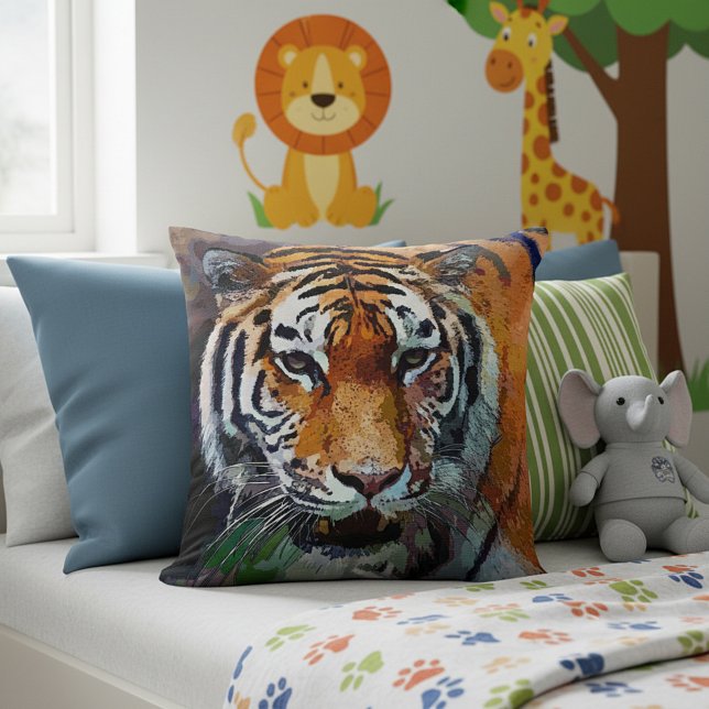 Coussin Tigre  (Créateur téléchargé)