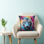 Coussin Tigre à l'aspect mystique et éthéré (Chaise)