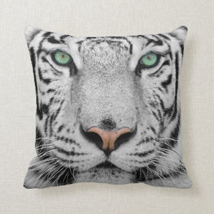 Coussin Tigre blanc
