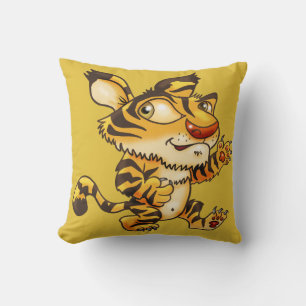Coussin Tigre convivial