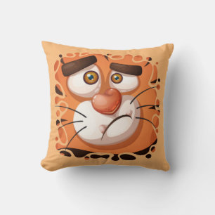 Coussin Tigre fou