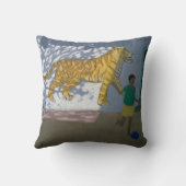 Coussin Tigre Inde (Verso)