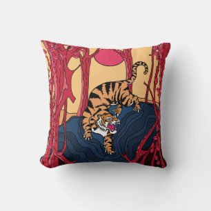Coussin Tigre japonais