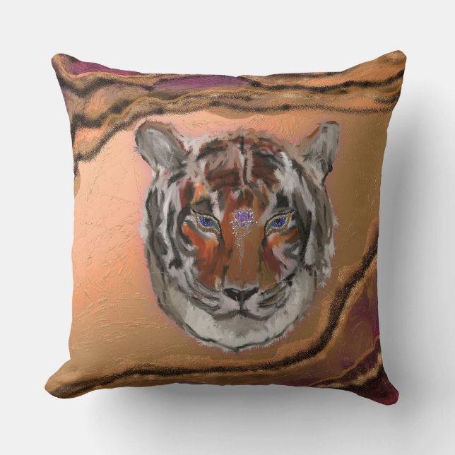 Coussin Tigre mystique (Recto)