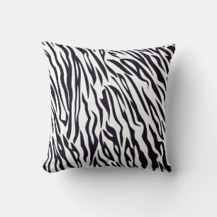 Coussin Tigre noir blanc
