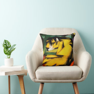 Coussin Tigre peint par Franz Marc