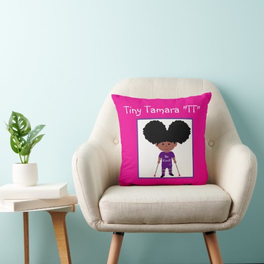 Coussin Tiny Tamara TT Jetez l'oreiller 16" x 16" (Chaise)