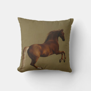 Coussin Tir à blanc sur le cheval (par George Stubbs)