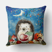 Coussin Tirage de la forêt d'automne Amis de la forêt de H (Verso)