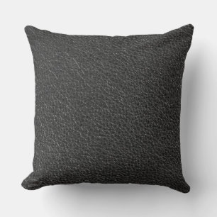 Coussin Tissu bleu cuir Tartan Crocodile peau