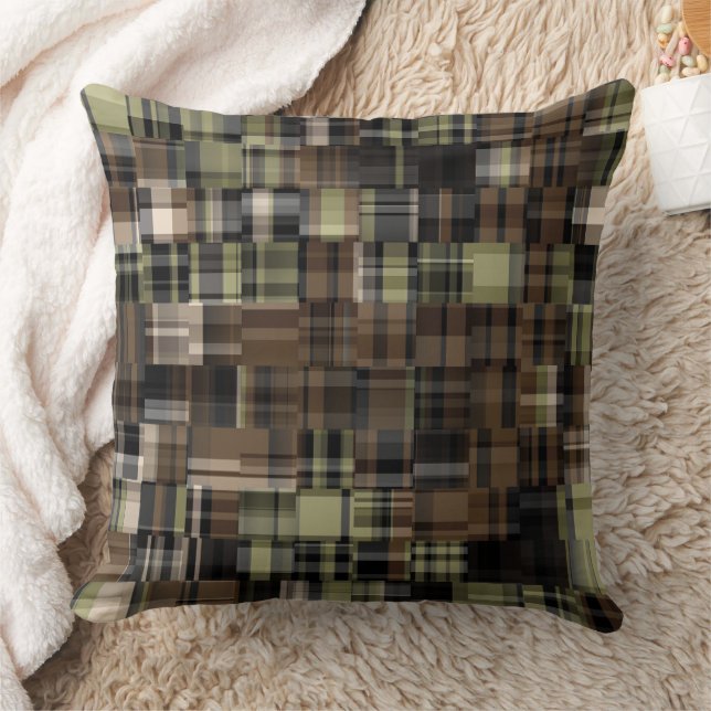 Coussin Tissu Camo Plaid (Couverture)