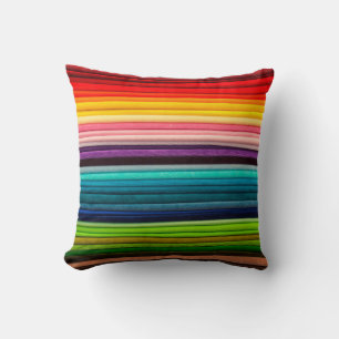 Coussin Tissu coloré textile