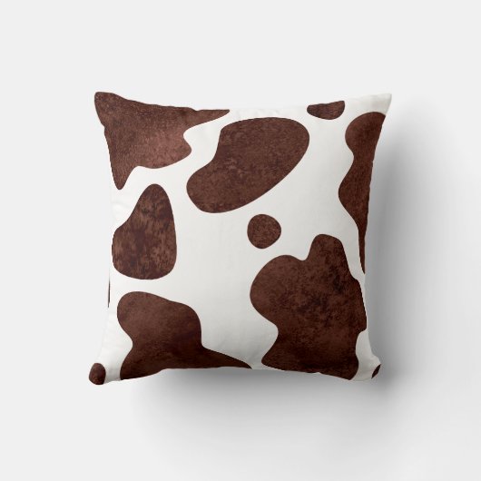 Coussin Tissu d'oreiller en aquarelle papillon vache des H (Verso)