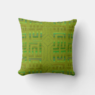 Coussin Tissu Kuba géométrique