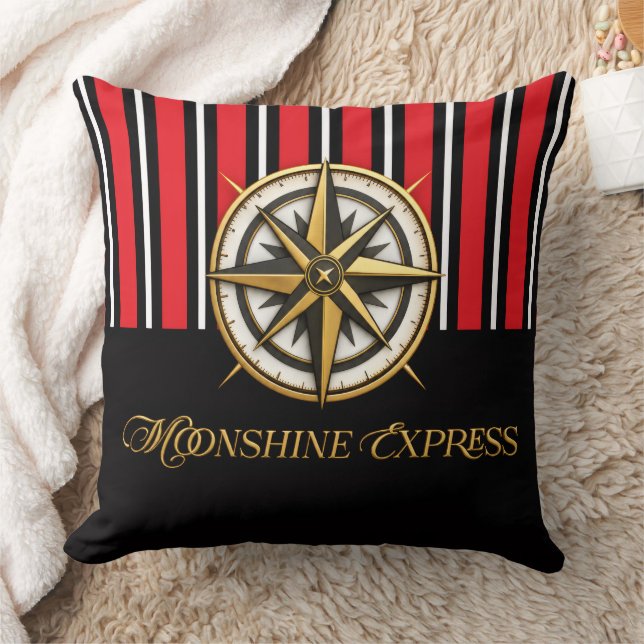 Coussin Tissu Moonshine Express Original Design ! (Couverture)
