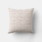 Coussin Tissu spatial mignon avec planètes étoiles soleil (Verso)