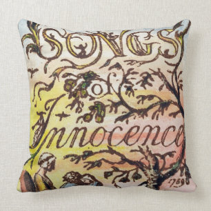 Coussin Titlepage des 'chansons de l'innocence et