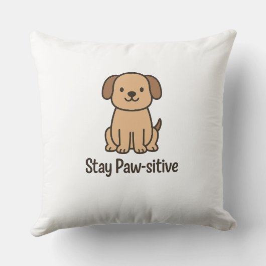 Coussin Titre : Restez à l'avant-garde - Conception de chi (Verso)