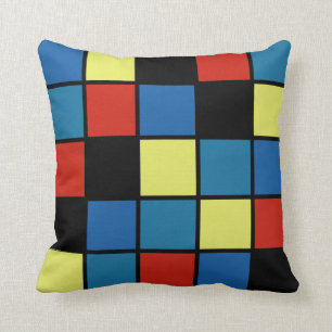 Coussin Titres colorés à la mode
