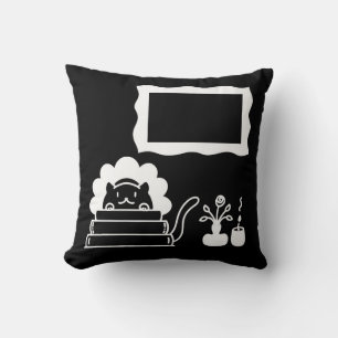 Coussin Titres de livres personnalisés et cadre photo