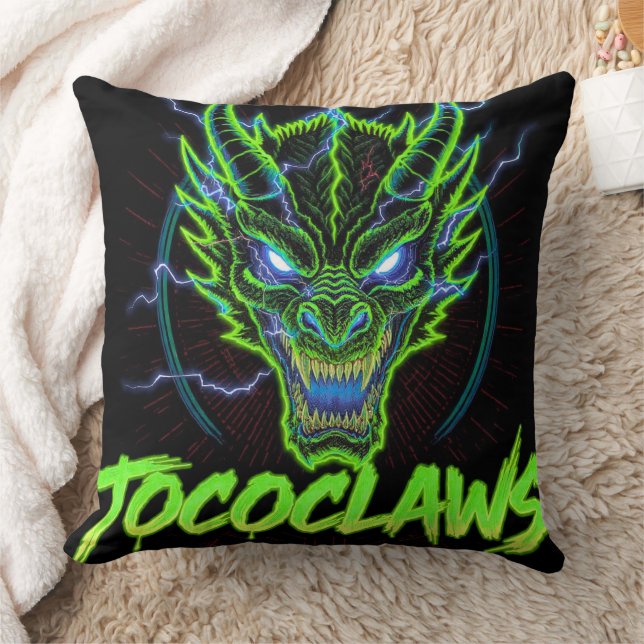 Coussin TOCOCLAWS Biohazard Skeleton : Masque à gaz radioa (Couverture)