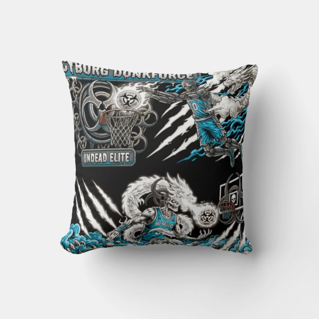 Coussin TOCOCLAWS Cyborg Dunkforce - Basket-ball Elite Mor (Recto)