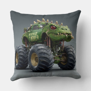 Coussin TOCOCLAWS Prédateur du marais : Monster Truck Croc